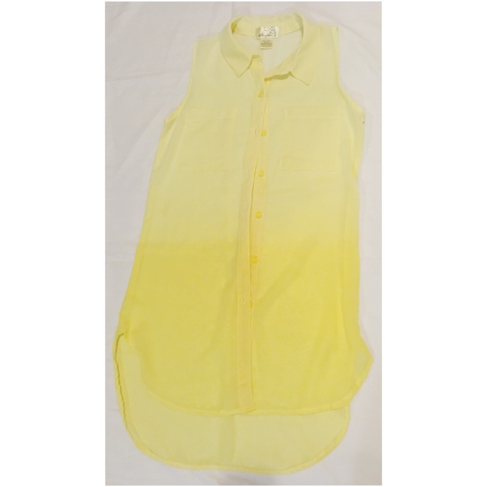 Yellow ombré blouse liberty love